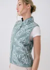 Lole Aura Vest In Open Flora Sagestone