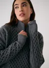 Lole Camila 1/2 Zip Sweater In Gray