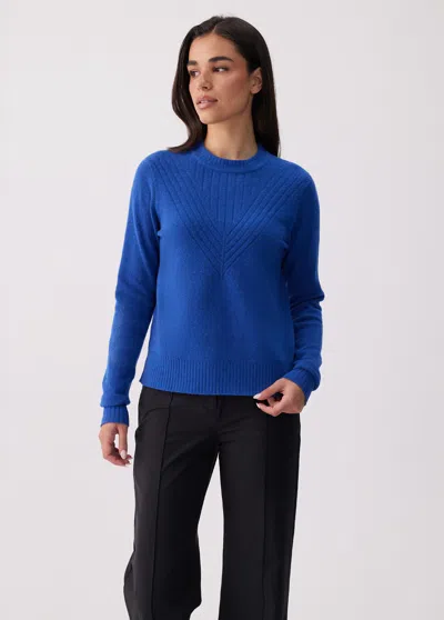 Lole Camila Crew Neck Sweater In Blue