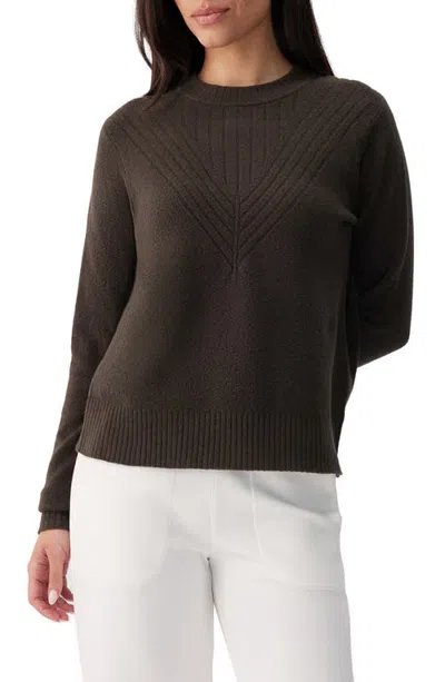 Lole Camila Crewneck Sweater In Brown