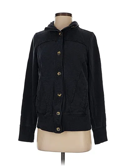 Pre-owned Lole Cardigan Sweater In Black
