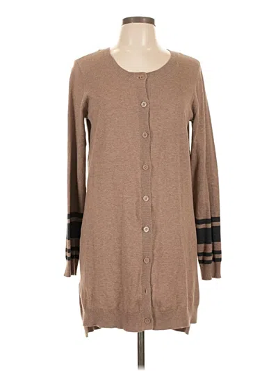 Pre-owned Lole Cardigan Sweater In Brown