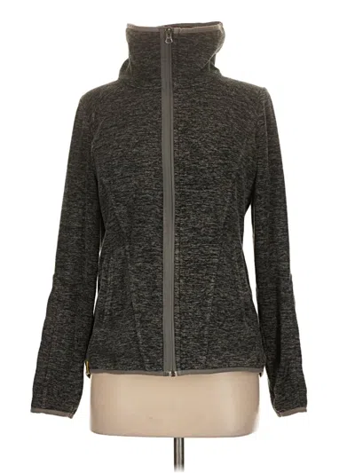 Pre-owned Lole Cardigan Sweater In Gray