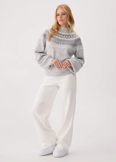 Lole Caryn Pullover Sweater In Gray