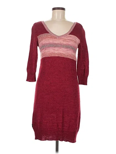Pre-owned Lole Casual Dress In Burgundy