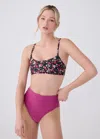 Lole Catarina Bikini Top In Multi Meadow