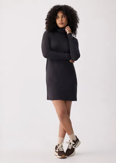 Lole Celeste Long Sleeves Dress In Black