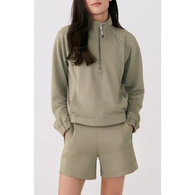 Lole City Half Zip Top In Brown