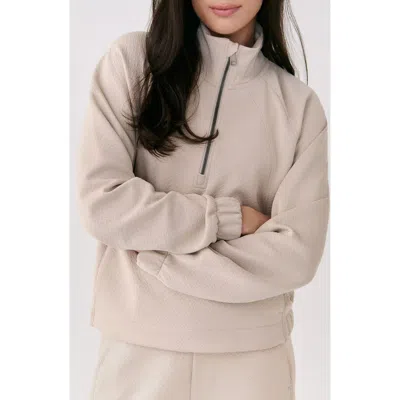 Lole City Half Zip Top In Brown
