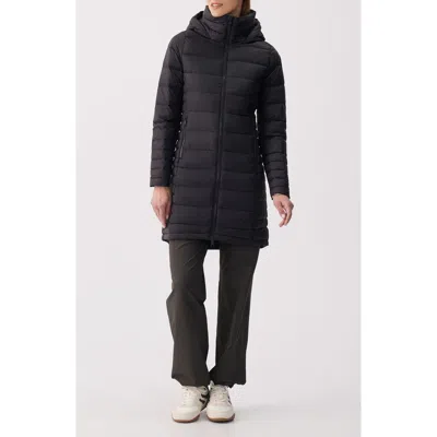 Lole Clara Water Repellent 650 Fill Power Down Puffer Jacket In Black