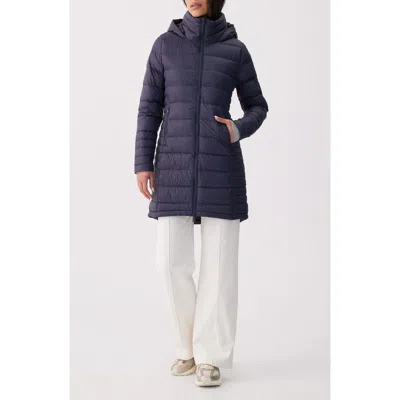 Lole Clara Water Repellent 650 Fill Power Down Puffer Jacket In Blue