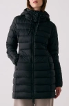 Lole Claudia Hooded Packable Down Jacket In Animal Print