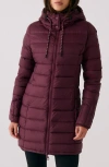 Lole Claudia Hooded Packable Down Jacket In Animal Print