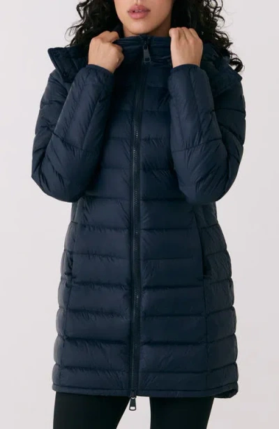 Lole Claudia Hooded Packable Down Jacket In Black