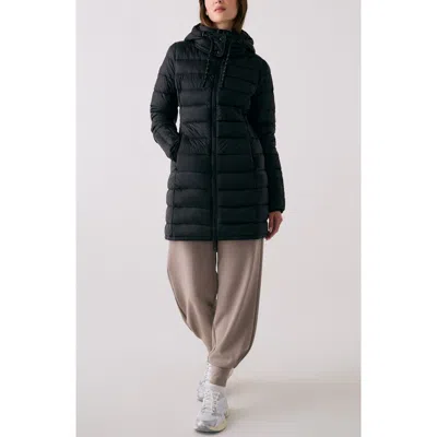 Lole Claudia Water Repellent 650 Fill Power Down Puffer Jacket In Black