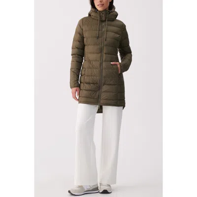 Lole Claudia Water Repellent 650 Fill Power Down Puffer Jacket In Green