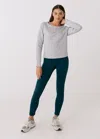 Lole Clover Sweatshirt In Light Grey Heather