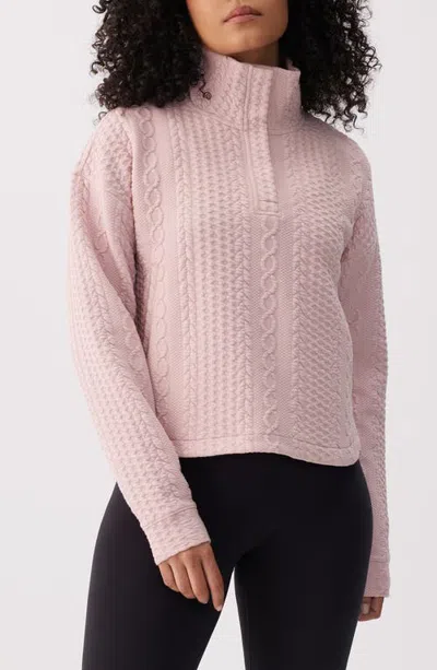 Lole Colette Half Zip Top In Pink