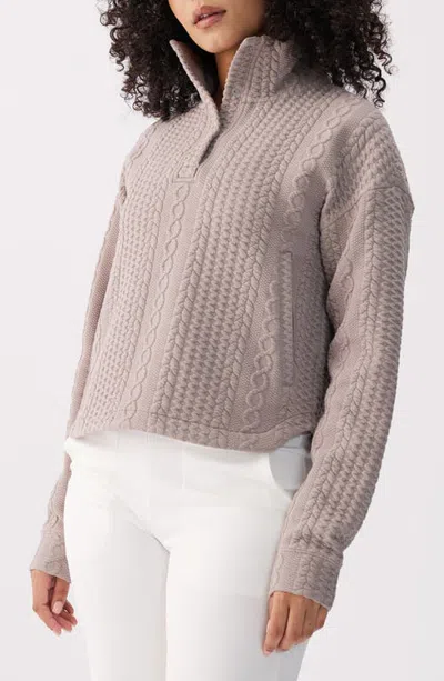 Lole Colette Half Zip Top In Neutral