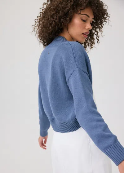 Lole Cropped Cardigan In Ironstone