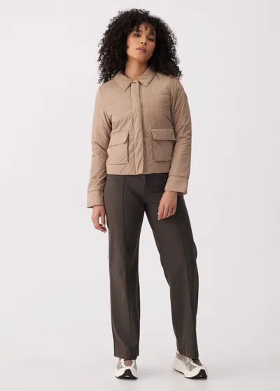 Lole Dani Insulated Jacket In Brown
