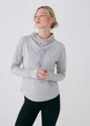 Lole Dynamic Hoodie In Light Grey Heather