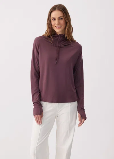 Lole Dynamic Hoodie In Mulberry