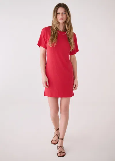 Lole Dynamic Tee Dress In Red