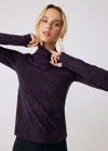 Lole Dynamic Turtleneck In Floriana Fig
