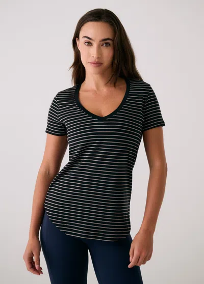 Lole Dynamic V-neck Shirt In Black