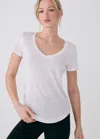 Lole Everyday V-neck Short Sleeve In White