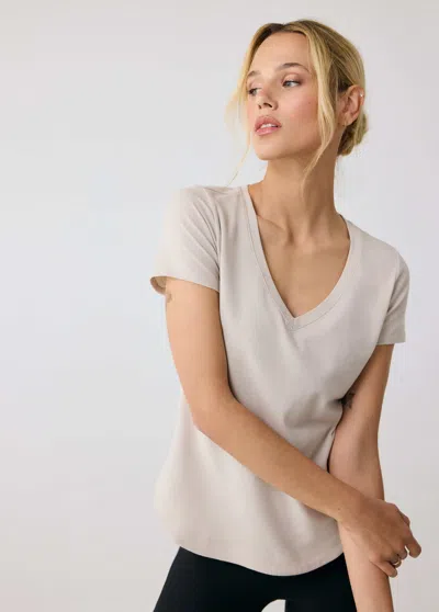 Lole Effortless V-neck Shirt In Abalone