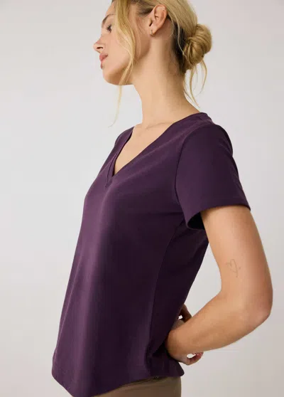 Lole Effortless V-neck Shirt In Fig