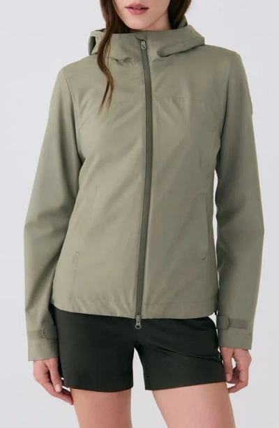 Lole Element 2 Waterproof Hooded Rain Jacket In Hazel
