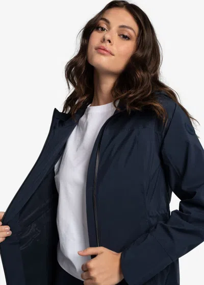 Lole Element Long Rain Jacket In Outerspace