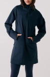 Lole Element Long Windproof Rain Jacket In Blue