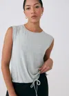 Lole Elisia Short Sleeve Shirt In Sage Stone Heather