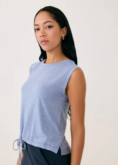 Lole Elisia Short Sleeve Shirt In Storm Heather