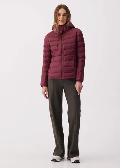 Lole Emeline Down Jacket In Burgundy