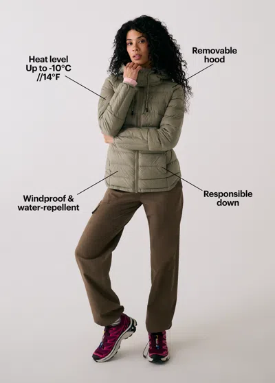 Lole Emeline Down Jacket In Green