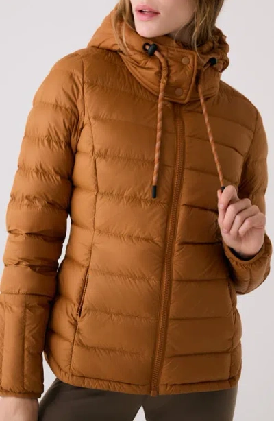 Lole Emeline Water Repellent 550 Fill Power Down Jacket In Brown