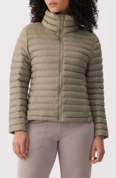 Lole Emilie Puffer Jacket In Green