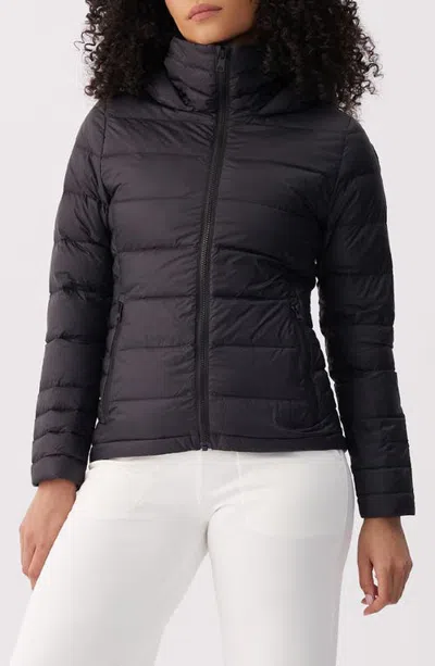 Lole Emy Packable Hooded Puffer Jacket In Black