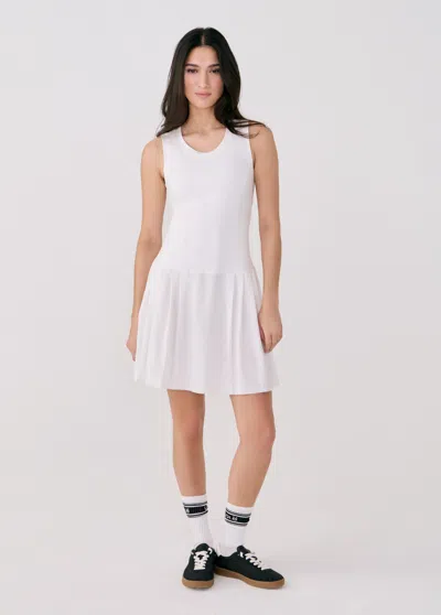 Lole Game Sleeveless Dress In White