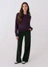 Lole Icon Crew Neck Pullover In Fig
