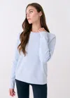 Lole Icon Crew Neck Pullover In Glacier