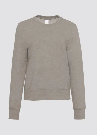 Lole Icon Crew Neck Pullover In Hazel Heather