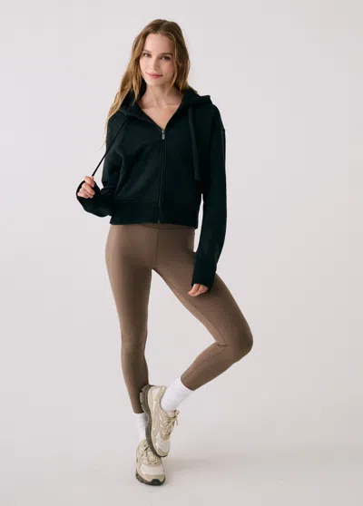 Lole Icone Max Full Zip Hoodie In Green