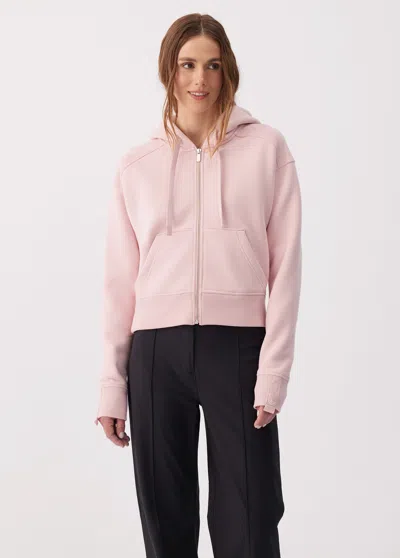 Lole Icone Max Full Zip Hoodie In Pink