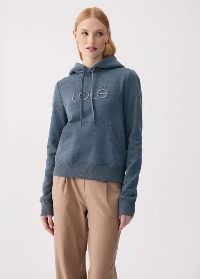Lole Icone Pullover Hoodie In Blue
